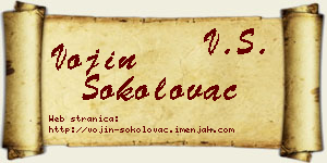 Vojin Sokolovac vizit kartica